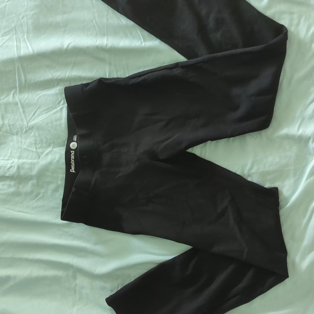 Betabrand Classic Black Dress Yoga Pants